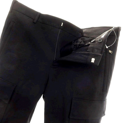 [New] PT Torino PT TORINO Active SIGMA Stretch Rayon Nylon Cargo Slacks Pants Black [52] [Condition Rank N] [Men&