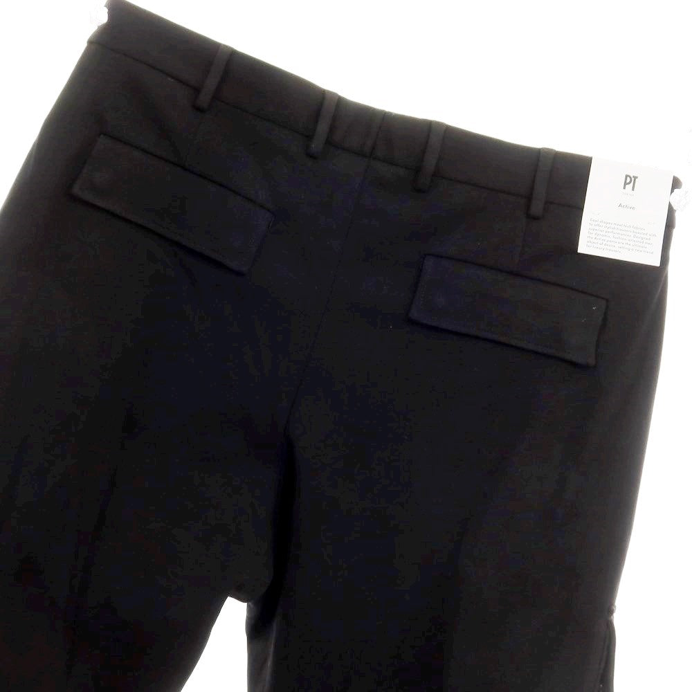 [New] PT Torino PT TORINO Active SIGMA Stretch Rayon Nylon Cargo Slacks Pants Black [52] [Condition Rank N] [Men&