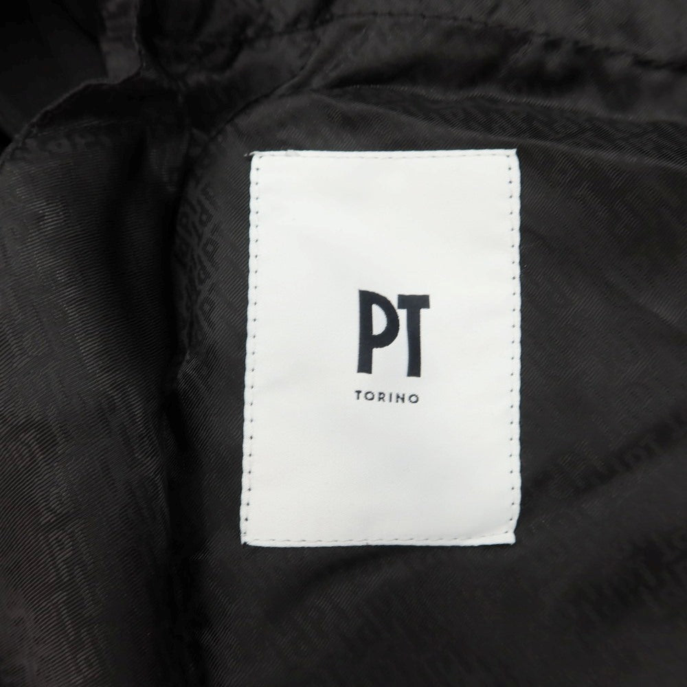 [New] PT Torino PT TORINO Active SIGMA Stretch Rayon Nylon Cargo Slacks Pants Black [52] [Condition Rank N] [Men&