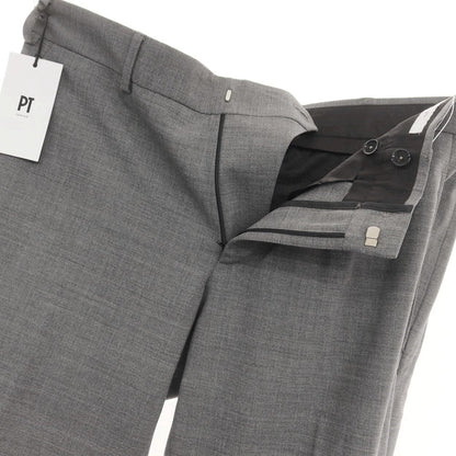 [New] PT TORINO Active ZETA stretch wool casual slacks pants, grey [48] [Condition rank N] [Men&