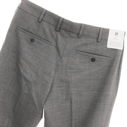 [New] PT TORINO Active ZETA stretch wool casual slacks pants, grey [48] [Condition rank N] [Men&