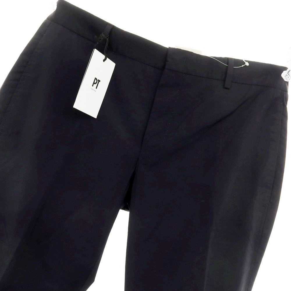 [New Outlet] PT TORINO Active EPSILON Stretch Wool Nylon Slacks Pants Dark Navy [50] [Condition Rank N-] [Men&