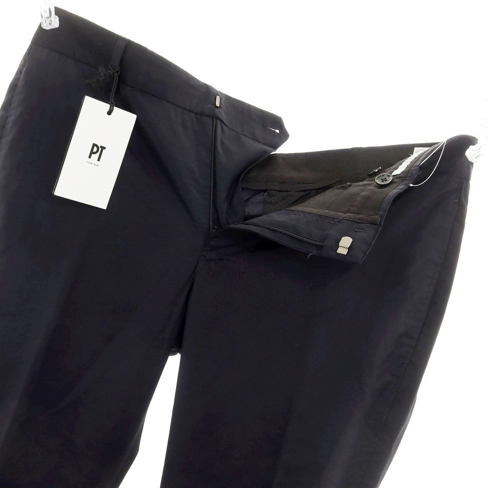 [New Outlet] PT TORINO Active EPSILON Stretch Wool Nylon Slacks Pants Dark Navy [50] [Condition Rank N-] [Men&