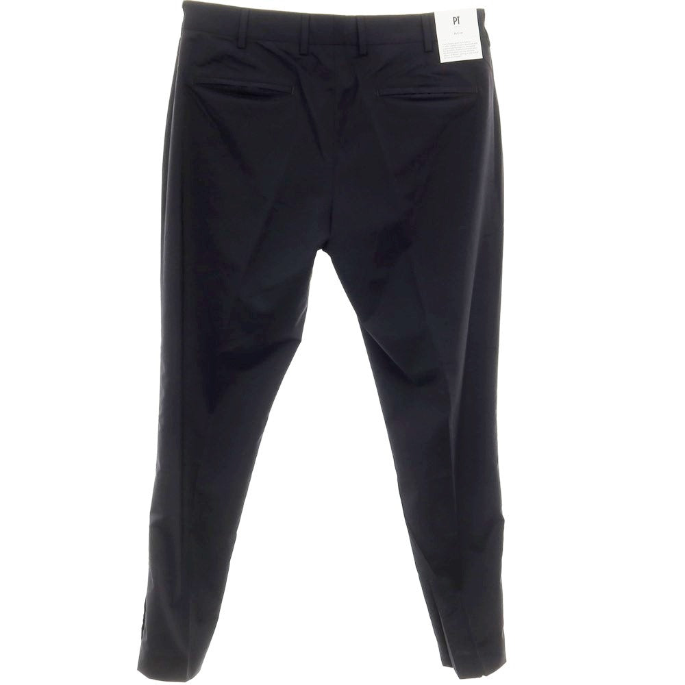 [New Outlet] PT TORINO Active EPSILON Stretch Wool Nylon Slacks Pants Dark Navy [50] [Condition Rank N-] [Men&