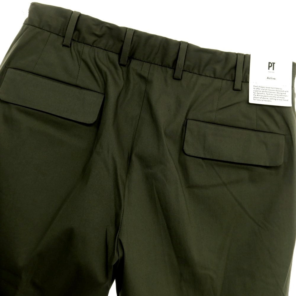 [New] PT TORINO Active Cotton Nylon Casual Slacks Pants
 Olive [Size 48] [GRN] [S/S] [Condition Rank N] [Men&