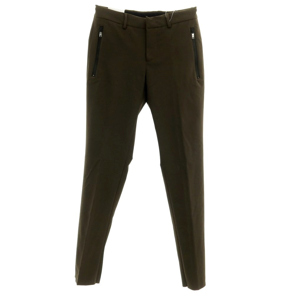 [New] PT TORINO Active Stretch Nylon Casual Slacks Pants
 Dark Olive [Size 46] [GRN] [S/S] [Condition Rank N] [Men&