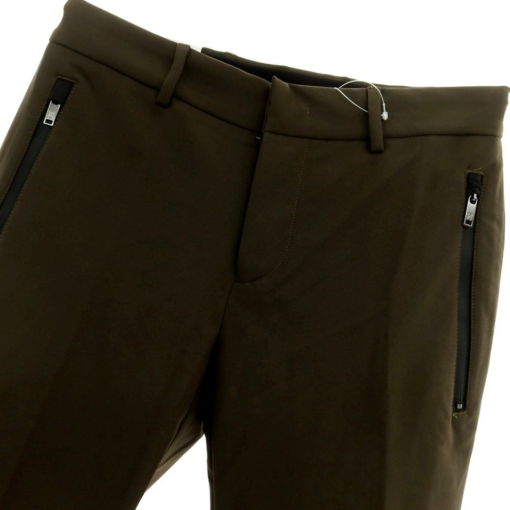 [New Outlet] PT TORINO Active Stretch Nylon Casual Slacks Pants Dark Olive [Size 46] [GRN] [S/S] [Condition Rank N-] [Men&