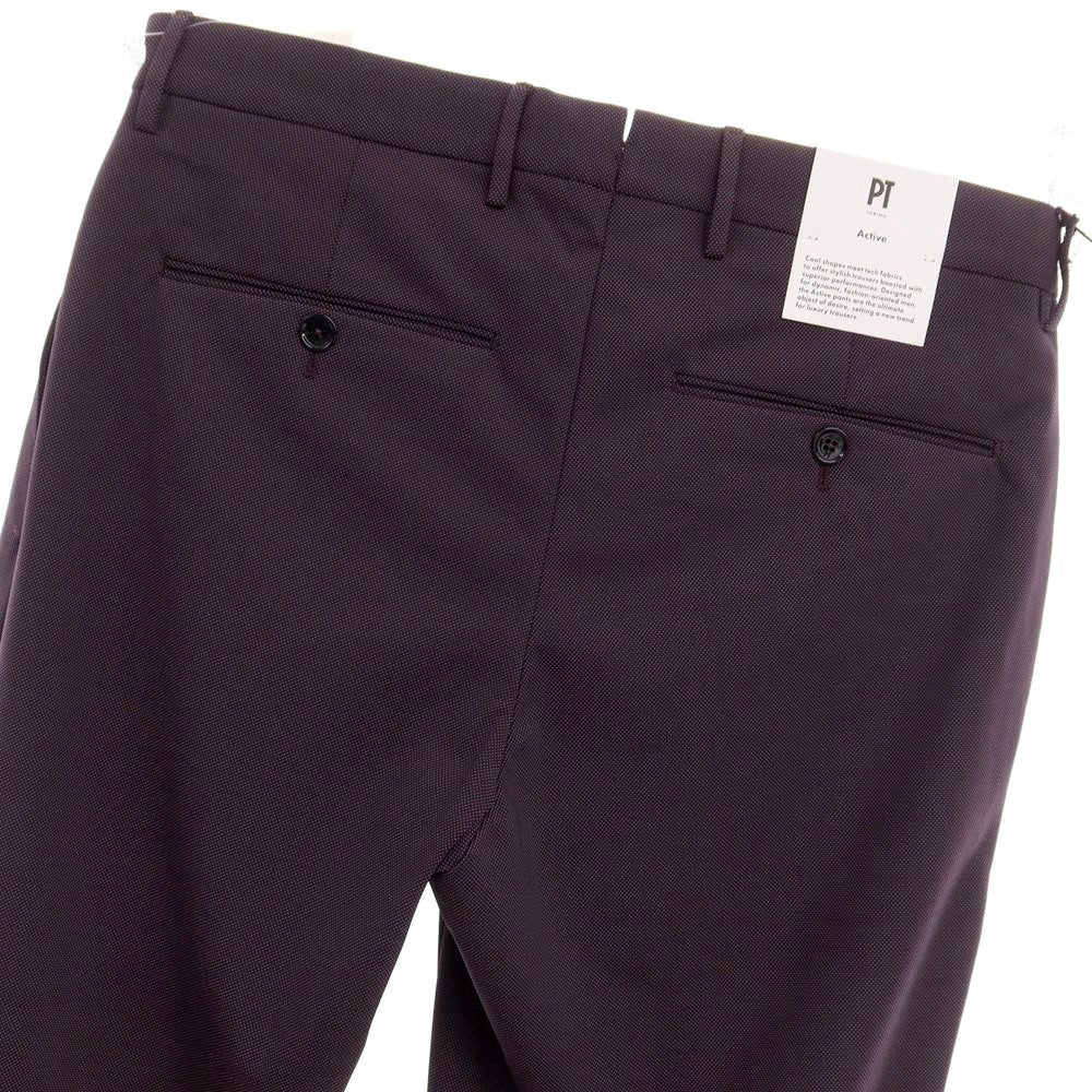 [New] PT TORINO Active Stretch Nylon Casual Slacks Pants
 Purple [Size 46] [PUP] [S/S] [Condition Rank N] [Men&