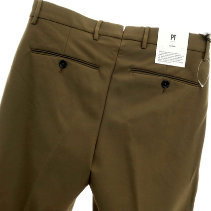 [New] PT TORINO Active Stretch Nylon Casual Slacks Pants
 Brown khaki [Size 44] [KAK] [S/S] [Condition Rank N] [Men&