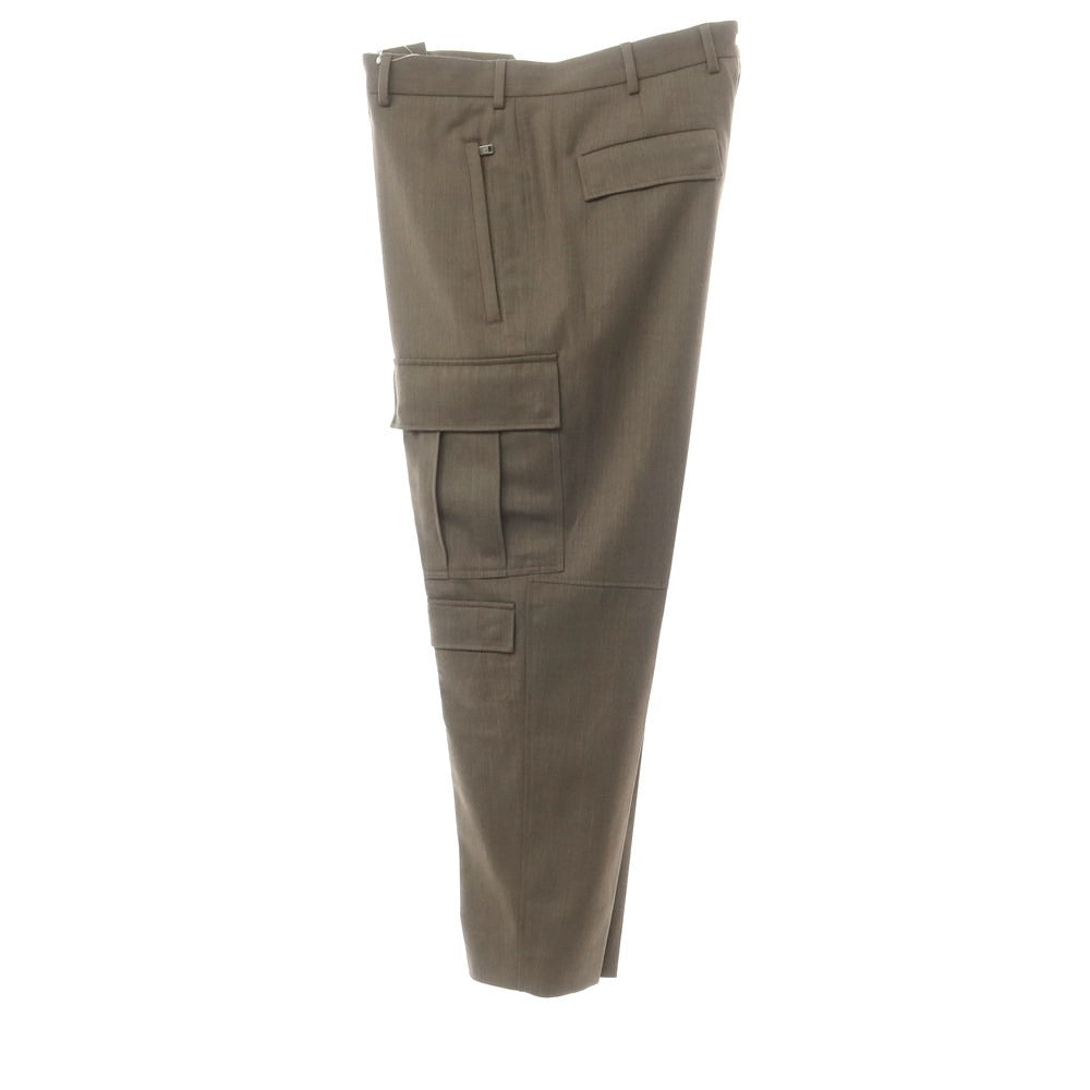 [New] PT TORINO Active Polyester Wool Cargo Casual Slacks Pants Ash Brown [Size 50] [BRW] [S/S] [Condition Rank N] [Men&