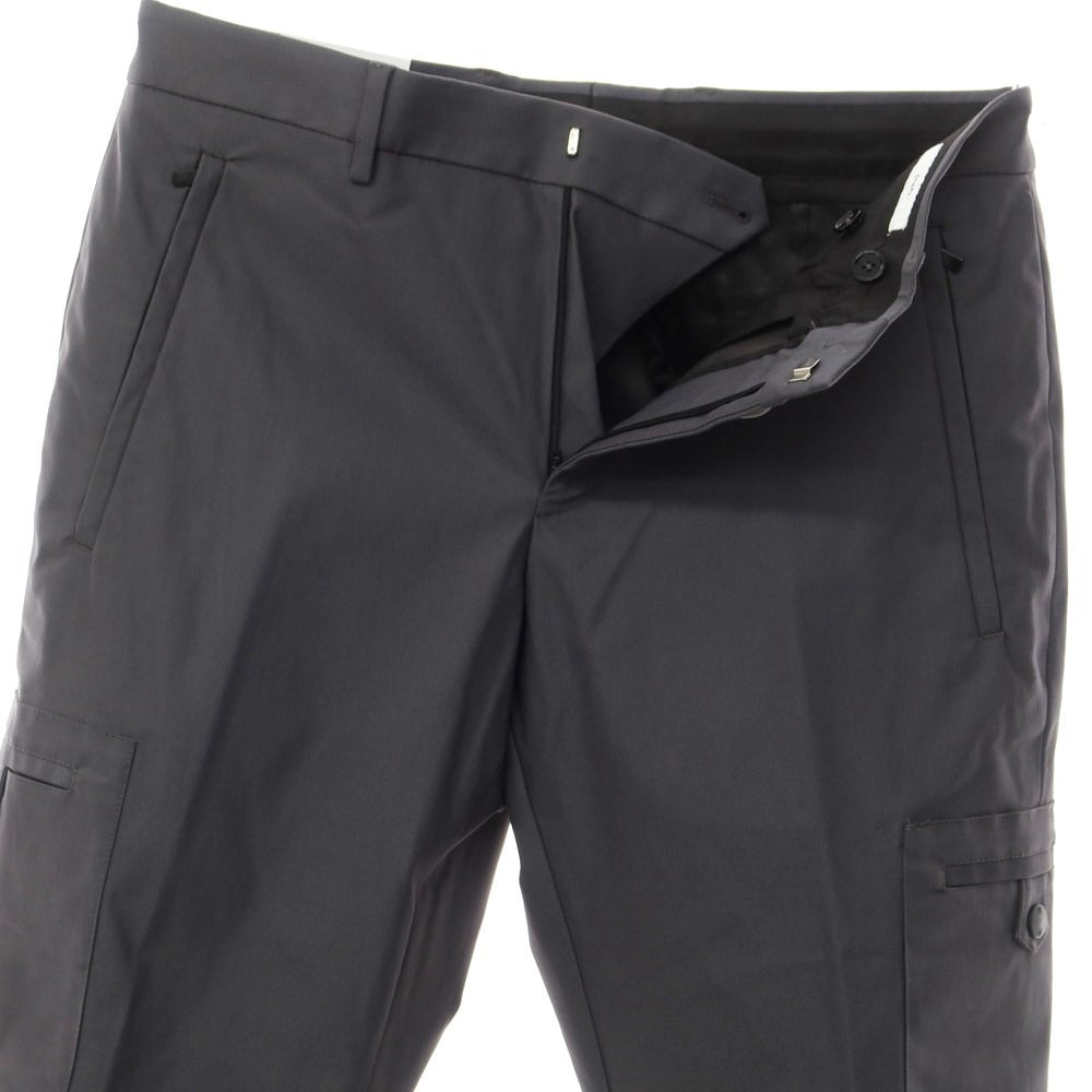 [New] PT TORINO Active Cotton Nylon Casual Slacks Pants Dark Gray [Size 46] [GRY] [S/S] [Condition Rank N] [Men&