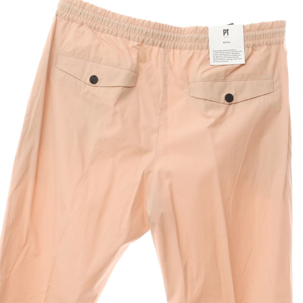 [New] PT TORINO Active Cotton Easy Casual Slacks Pants Shell Pink [Size 48] [PNK] [S/S] [Condition Rank N] [Men&