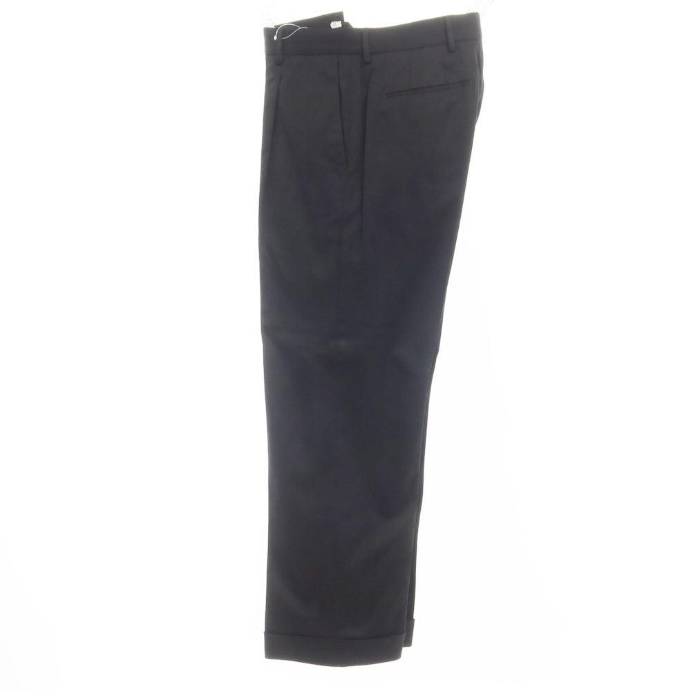 [New Outlet] PT Torino Edge QUINDICI Cellulose Cotton Slacks Pants Black [46] [Condition Rank N-] [Men&