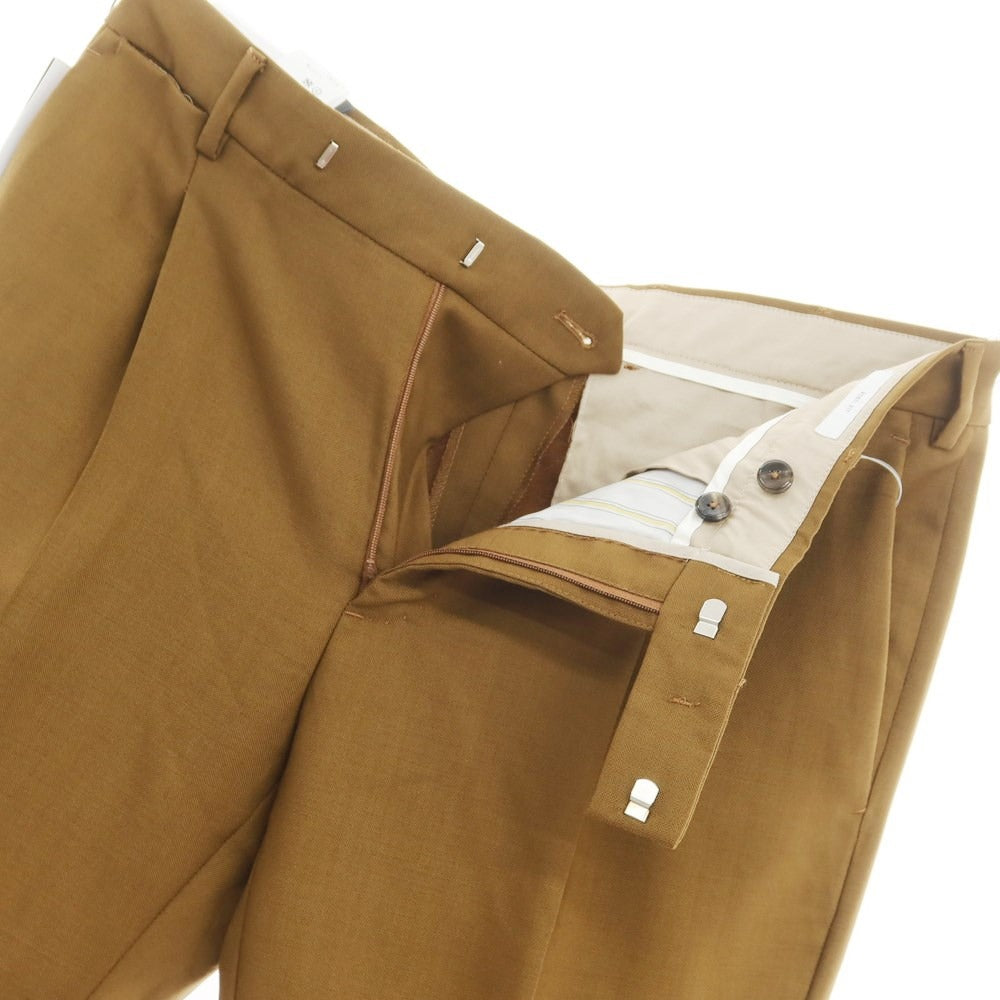 [New] PT TORINO Edge REBEL FIT Wool Mohair Slacks Pants Camel Brown [48] [Condition Rank N] [Men&