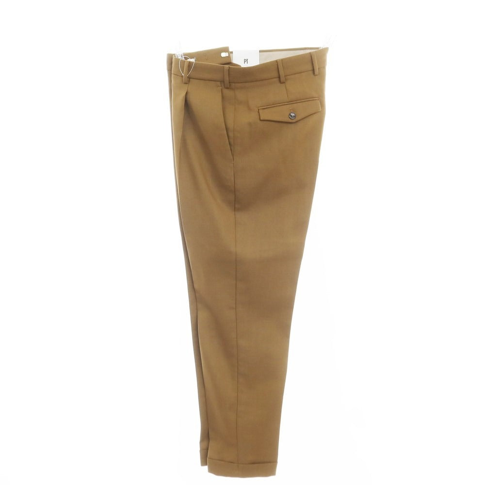 [New] PT TORINO Edge REBEL FIT Wool Mohair Slacks Pants Camel Brown [48] [Condition Rank N] [Men&