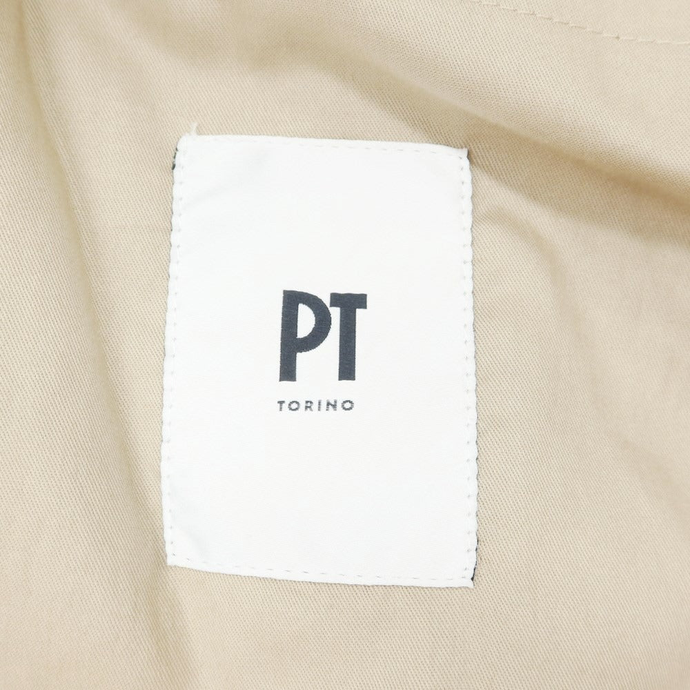 [New Outlet] PT Torino Edge QUINDICI Cellulose Cotton Slacks Pants Camel Brown [44] [Condition Rank N-] [Men&