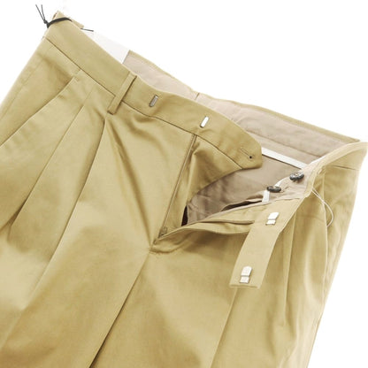 [New] PT TORINO Edge DICIANNOVE Stretch Cotton Slacks Pants Beige [46] [Condition Rank N] [Men&