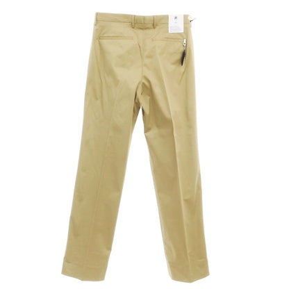 [New] PT TORINO Edge DICIANNOVE Stretch Cotton Slacks Pants Beige [48] [Condition Rank N] [Men&