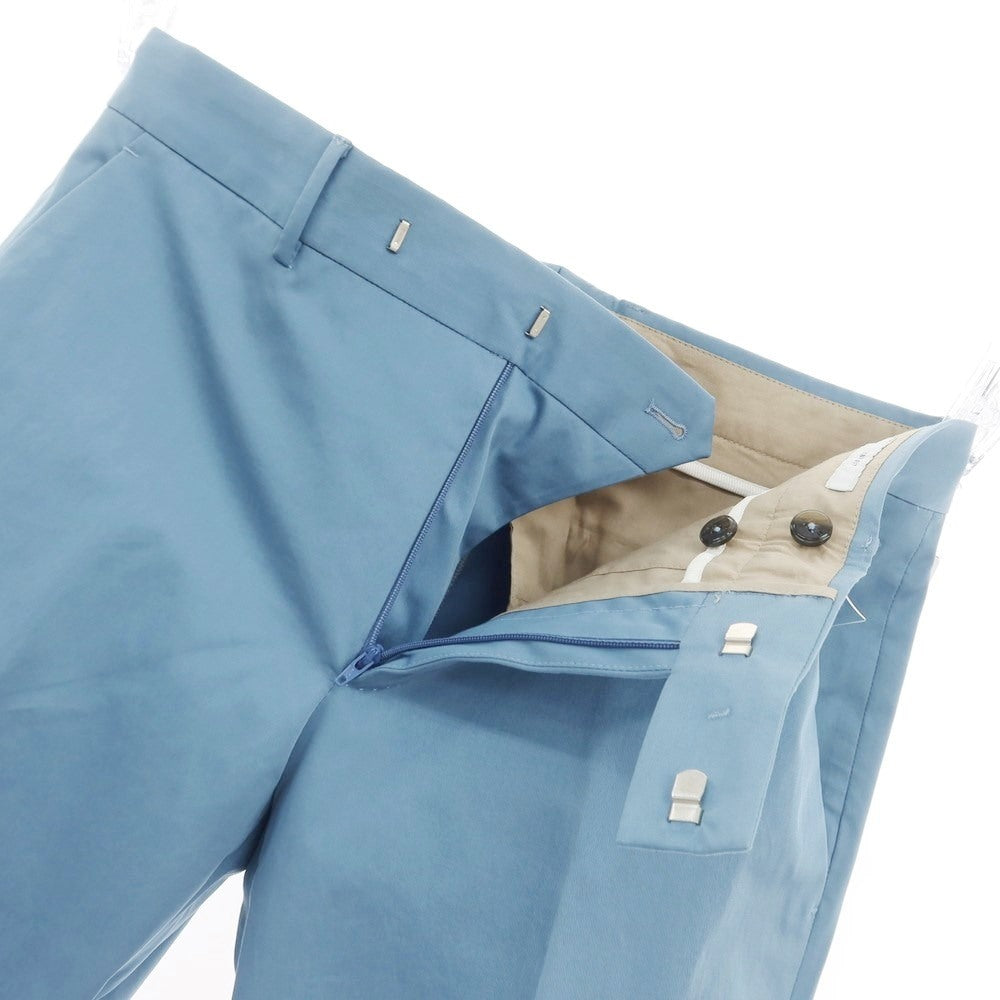 [New] PT Torino Edge REBEL FIT Stretch Cotton Slacks Pants Light Blue [46] [Condition Rank N] [Men&