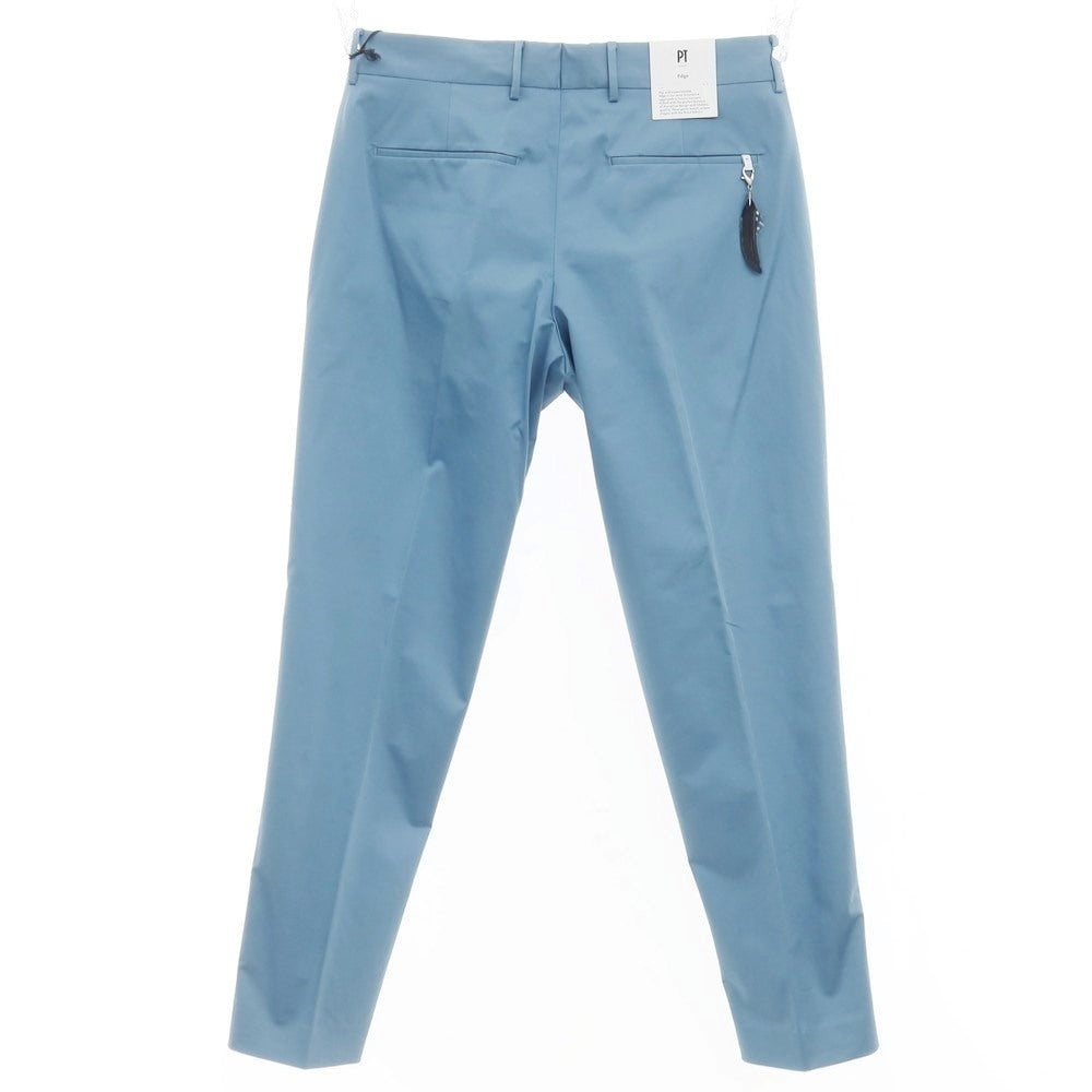 [New] PT Torino Edge REBEL FIT Stretch Cotton Slacks Pants Light Blue [46] [Condition Rank N] [Men&