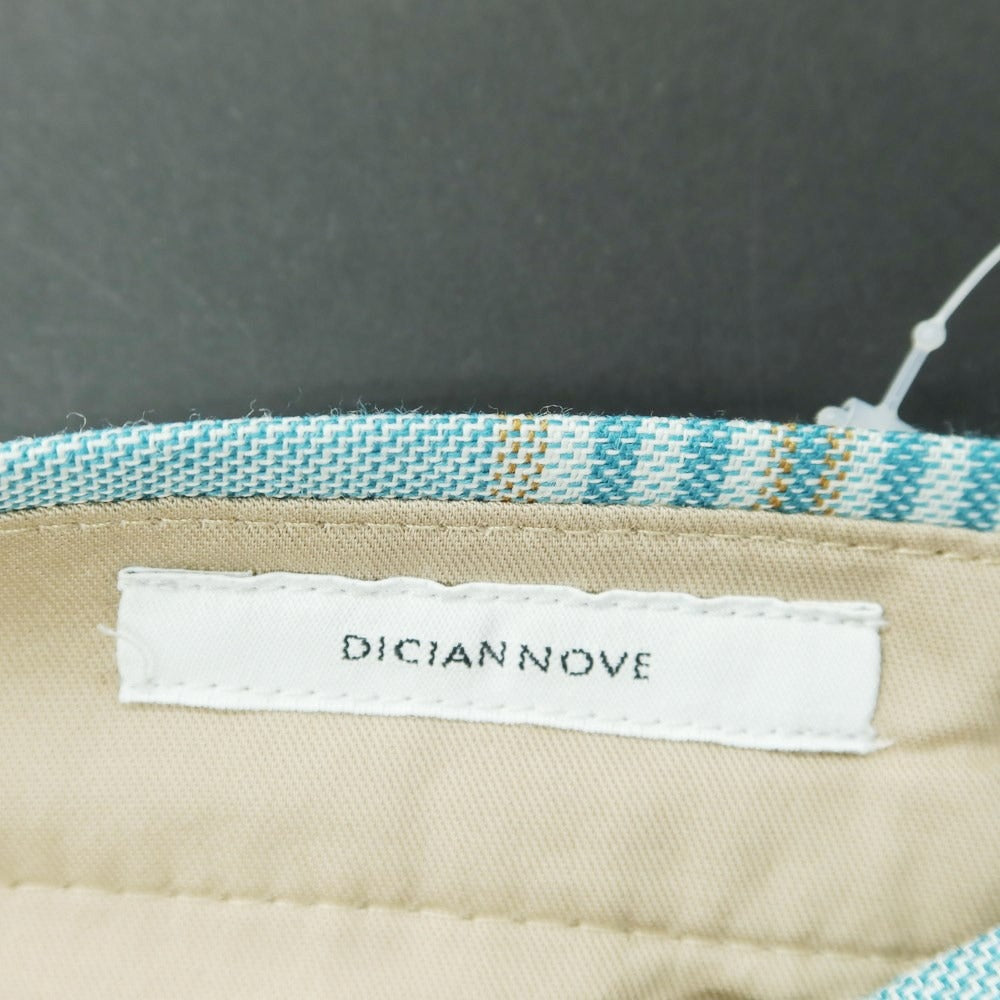 [New] PT TORINO Edge DICIANNOVE Wool Check Slacks Pants Blue Green x White [48] [Condition Rank N] [Men&