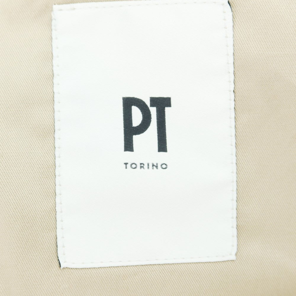[New] PT TORINO Edge DICIANNOVE Wool Check Slacks Pants Blue Green x White [48] [Condition Rank N] [Men&