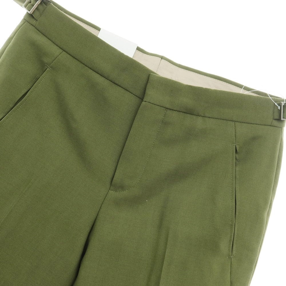 [New] PT TORINO Edge SEDICI Wool Mohair Slacks Pants Olive [46] [Condition Rank N] [Men&