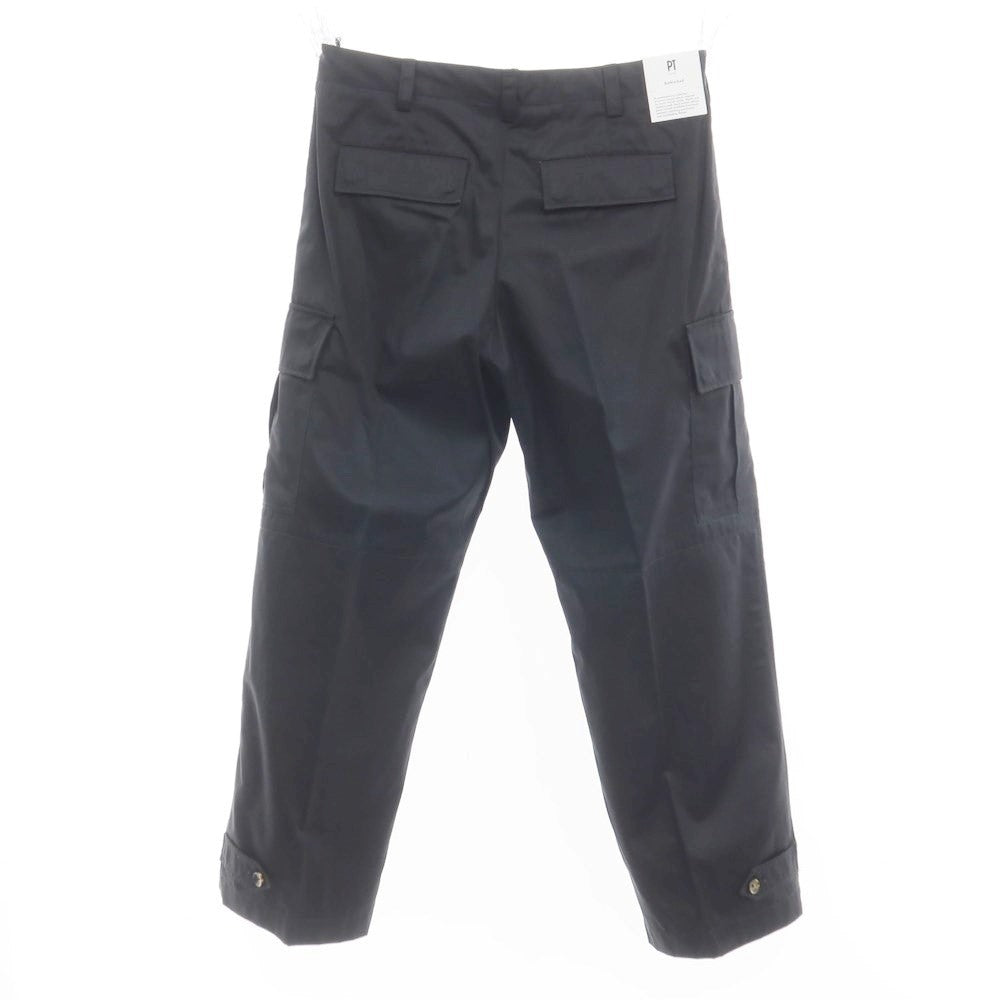 [New] PT TORINO Reworked THE HUNTER Cotton Cargo Pants Black [32] [Condition Rank N] [Men&