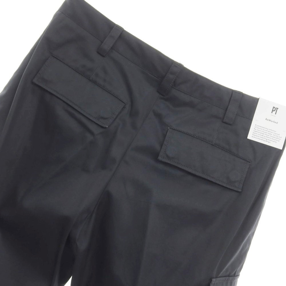 [New] PT TORINO Reworked THE HUNTER Cotton Cargo Pants Black [32] [Condition Rank N] [Men&