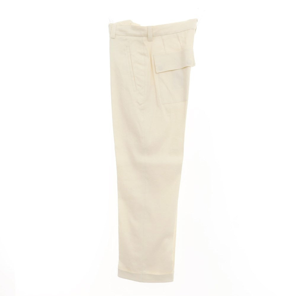 [New Outlet] PT TORINO Reworked Cotton Linen Casual Slacks Pants Ivory [Size 29] [BEI] [S/S] [Condition Rank N-] [Men&