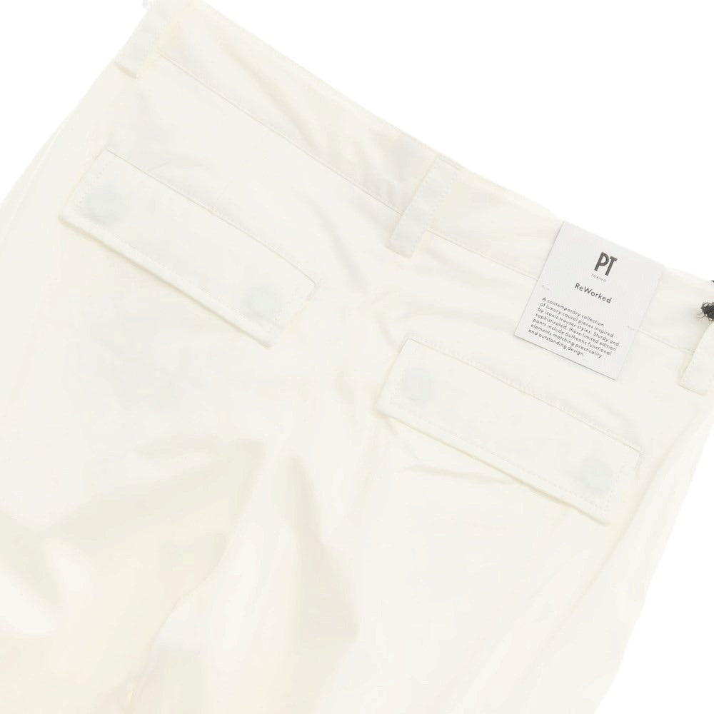 [New] PT TORINO Reworked Cotton Cargo Casual Slacks Pants White [Size 28] [WHT] [S/S] [Condition Rank N] [Men&