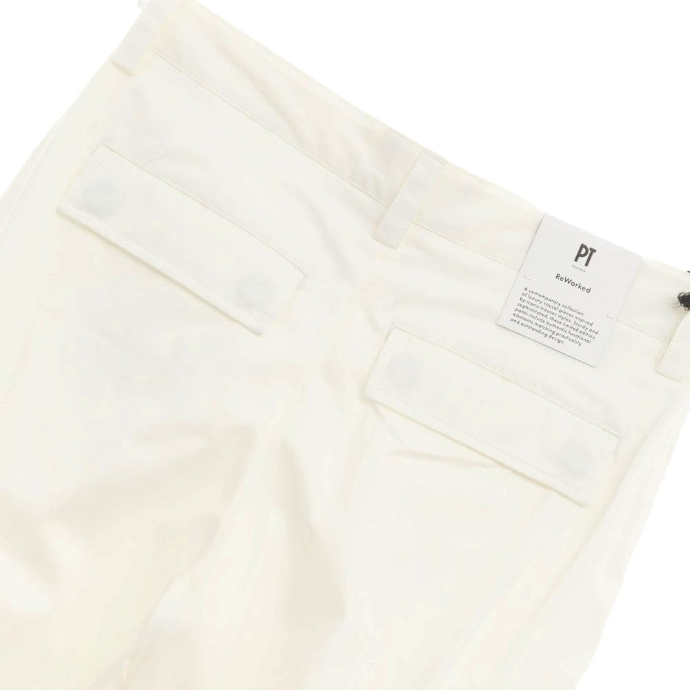 [New] PT TORINO Reworked Cotton Cargo Casual Slacks Pants White [Size 30] [WHT] [S/S] [Condition Rank N] [Men&