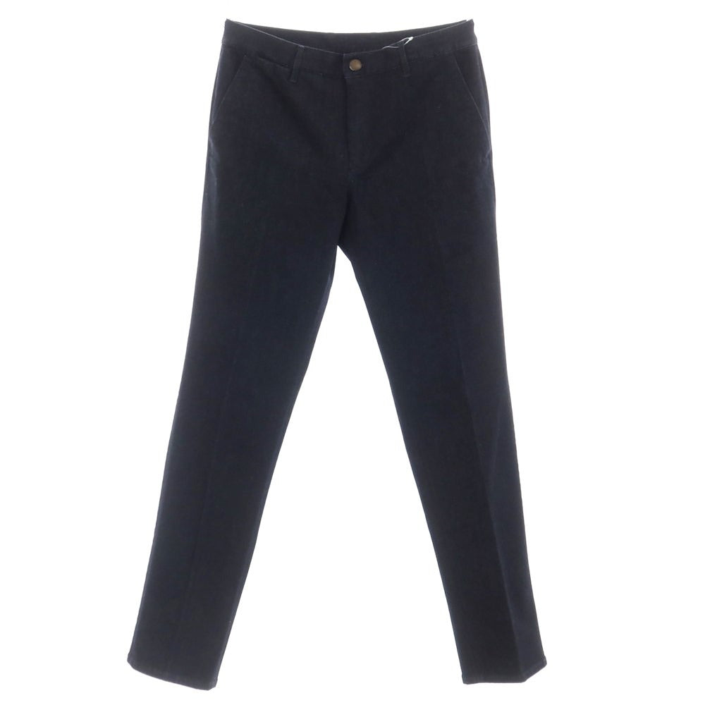 [New] PT TORINO Cotton Polyester Denim Casual Slacks Pants Navy [Size 50] [NVY] [S/S] [Condition Rank N] [Men&