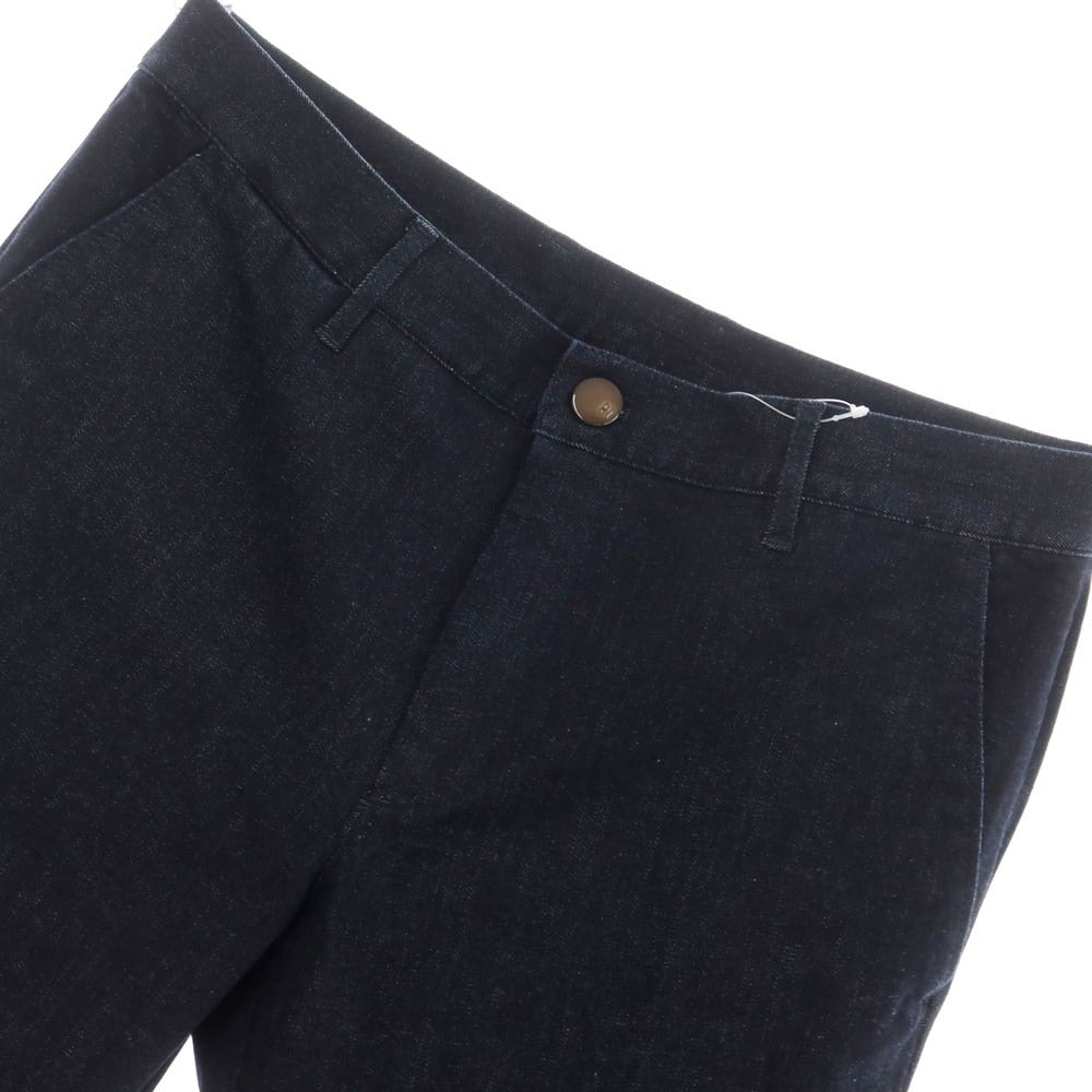 [New] PT TORINO Cotton Polyester Denim Casual Slacks Pants Navy [Size 50] [NVY] [S/S] [Condition Rank N] [Men&