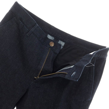 [New] PT TORINO Cotton Polyester Denim Casual Slacks Pants Navy [Size 50] [NVY] [S/S] [Condition Rank N] [Men&