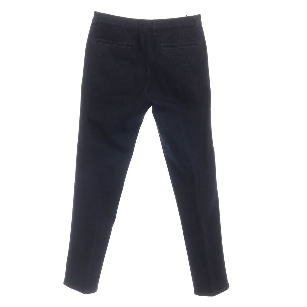 [New] PT TORINO Cotton Polyester Denim Casual Slacks Pants Navy [Size 50] [NVY] [S/S] [Condition Rank N] [Men&