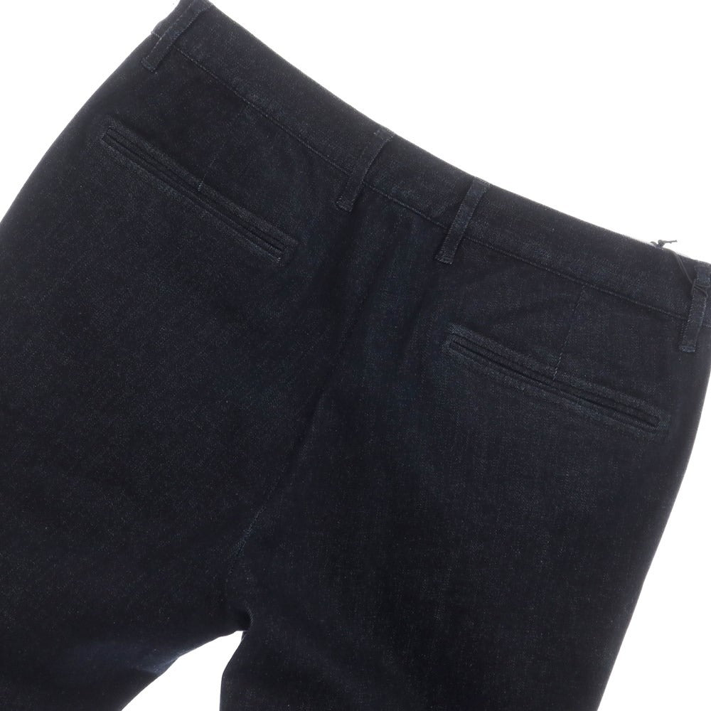 [New] PT TORINO Cotton Polyester Denim Casual Slacks Pants Navy [Size 50] [NVY] [S/S] [Condition Rank N] [Men&