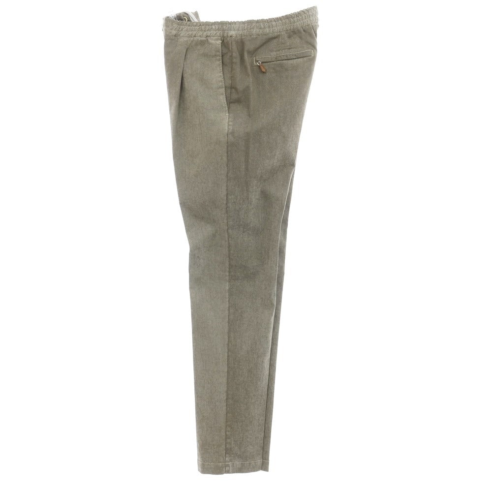 [New] PT TORINO Cotton Easy Casual Slacks Pants Beige x Dark Brown [Size 48] [BEI] [S/S] [Condition Rank N] [Men&