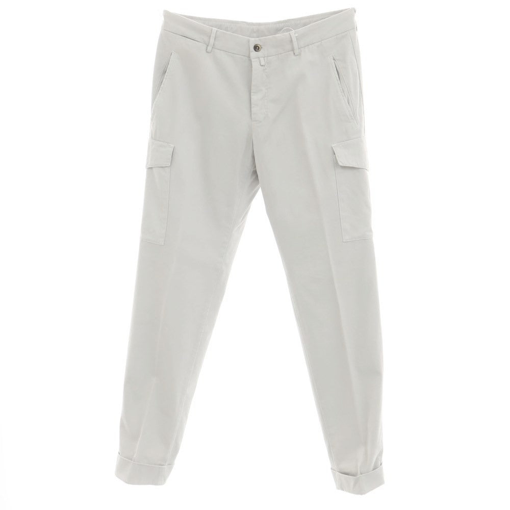 [New] PT TORINO Cotton Cargo Casual Slacks Pants Light Gray [Size 46] [GRY] [S/S] [Condition Rank N] [Men&