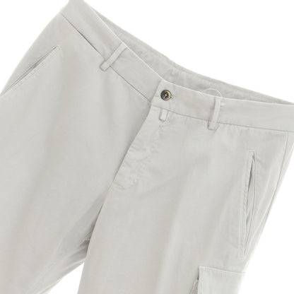 [New] PT TORINO Cotton Cargo Casual Slacks Pants Light Gray [Size 46] [GRY] [S/S] [Condition Rank N] [Men&