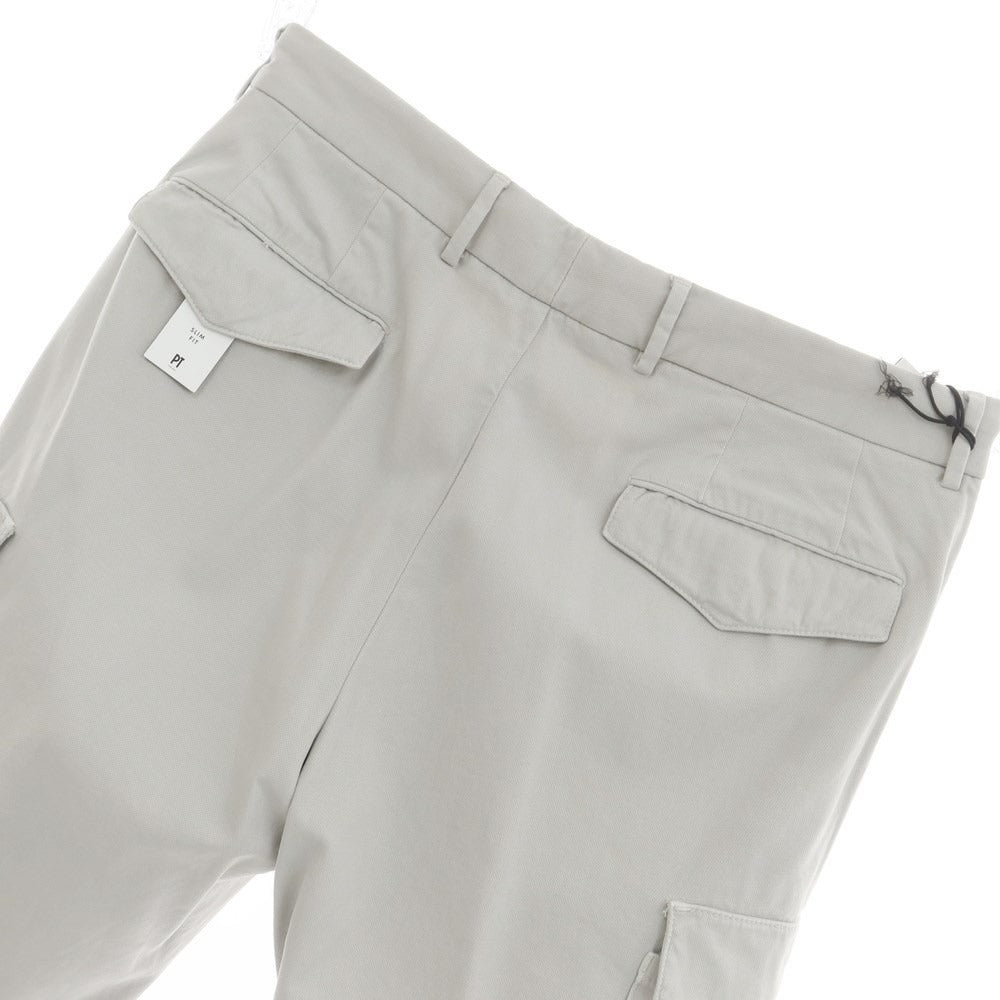 [New] PT TORINO Cotton Cargo Casual Slacks Pants Light Gray [Size 46] [GRY] [S/S] [Condition Rank N] [Men&