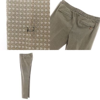 [New Outlet] PT TORINO Stretch Cotton Casual Slacks Pants Dark Beige [Size 46] [GRY] [S/S] [Condition Rank N-] [Men&