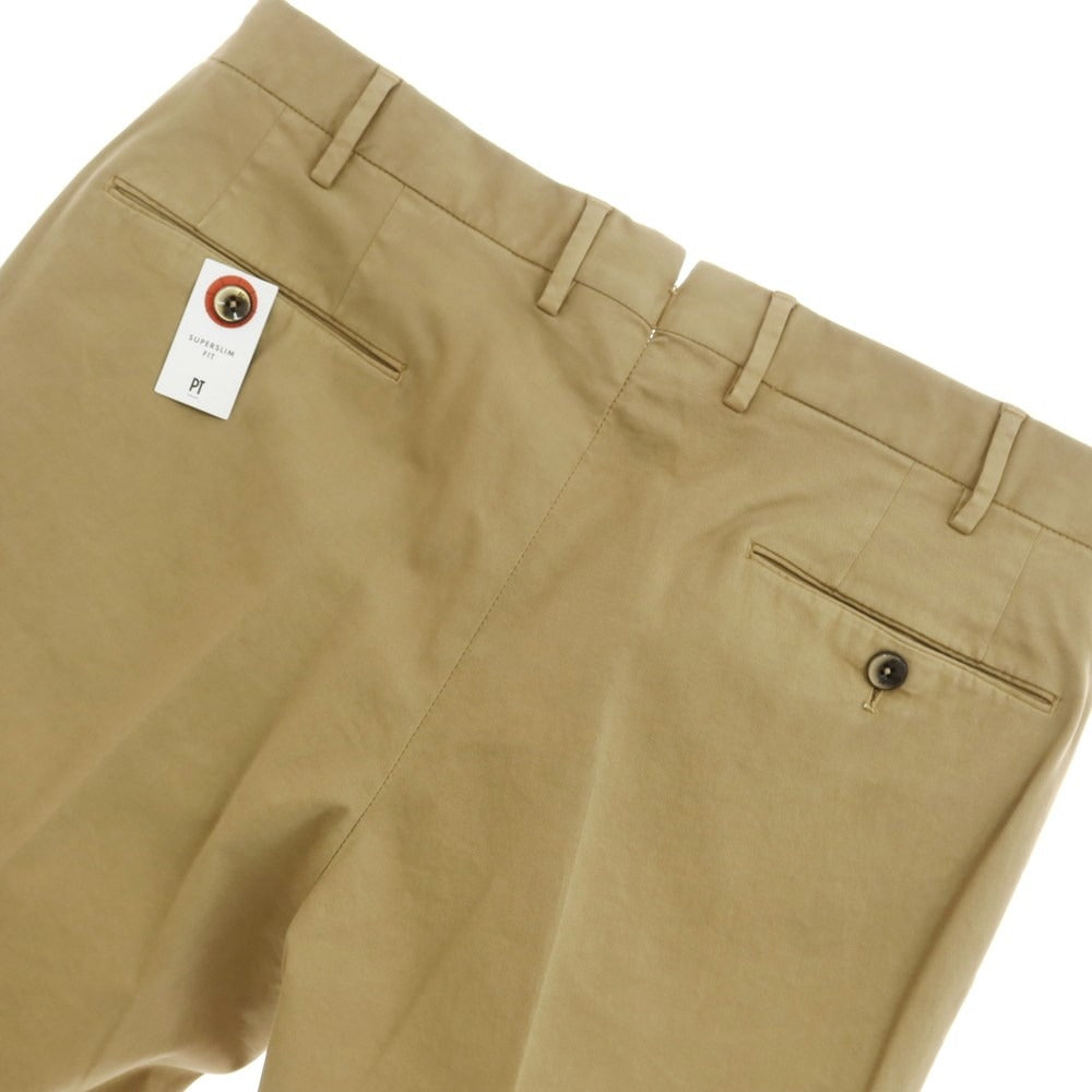 [New Outlet] PT TORINO Stretch Cotton Casual Slacks Pants Beige [Size 50] [BEI] [S/S] [Condition Rank N-] [Men&