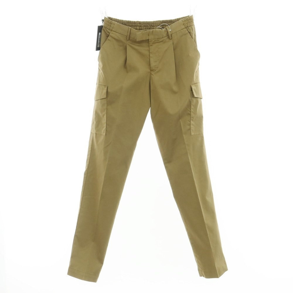 [New] PT TORINO Cotton Nylon Polyester Casual Slacks Pants Khaki [Size 46] [KAK] [S/S] [Condition Rank N] [Men&