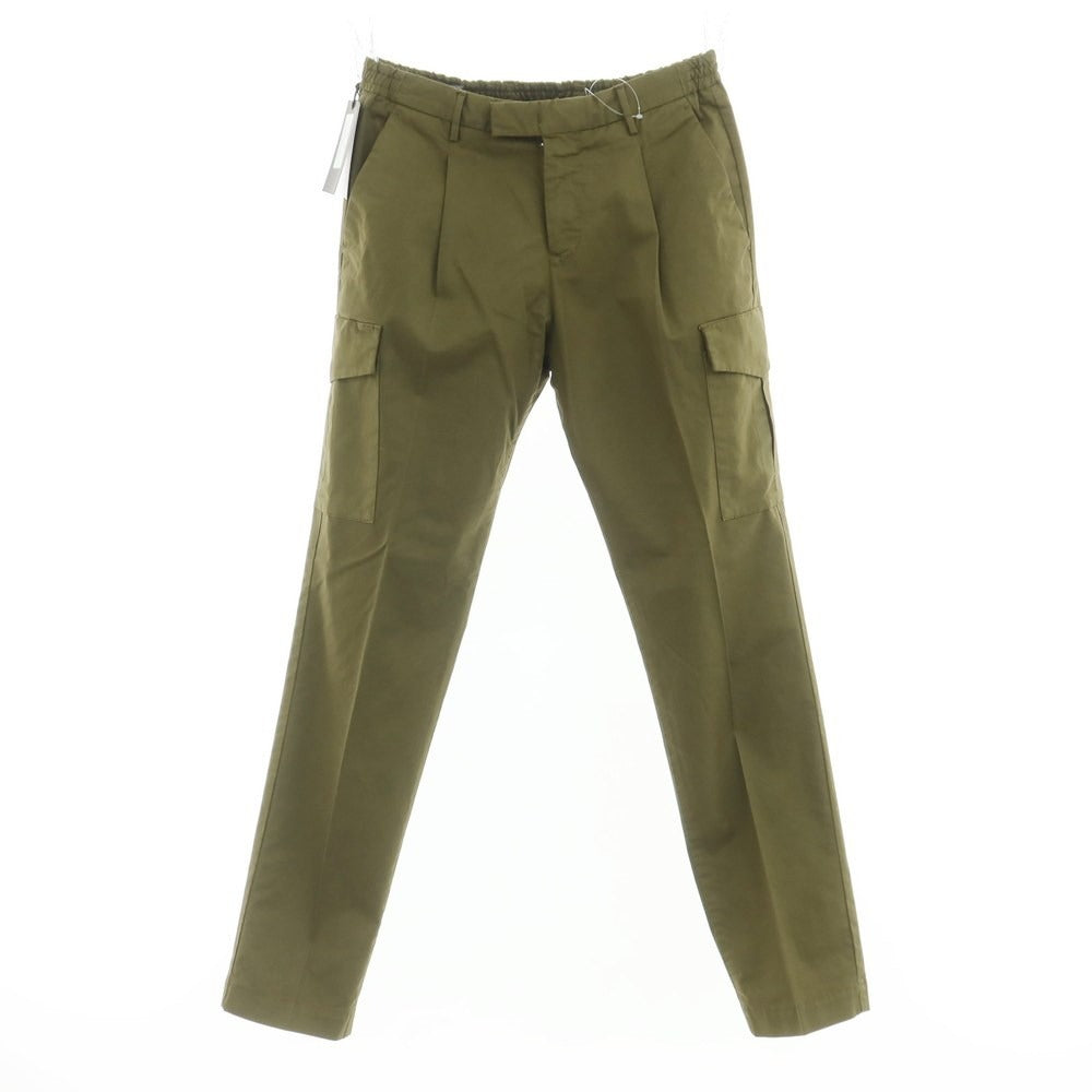 [New Outlet] PT TORINO Cotton Twill Casual Slacks Pants Olive [Size 46] [GRN] [S/S] [Condition Rank N-] [Men&