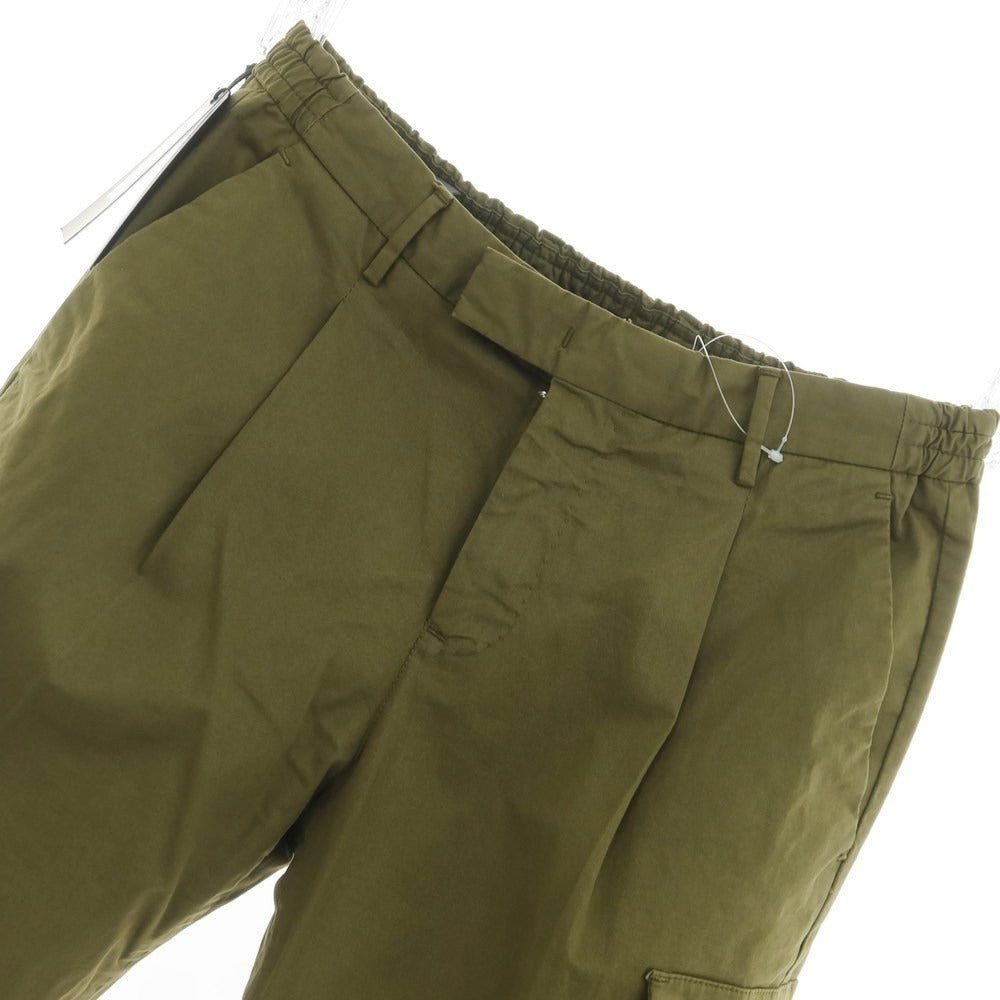 [New Outlet] PT TORINO Cotton Twill Casual Slacks Pants Olive [Size 46] [GRN] [S/S] [Condition Rank N-] [Men&