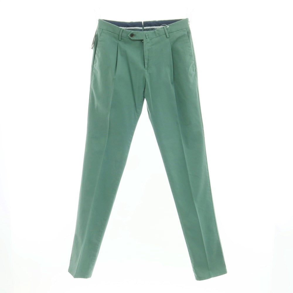 [New Outlet] PT TORINO Stretch Cotton Casual Slacks Pants Green [Size 46] [GRN] [S/S] [Condition Rank N-] [Men&