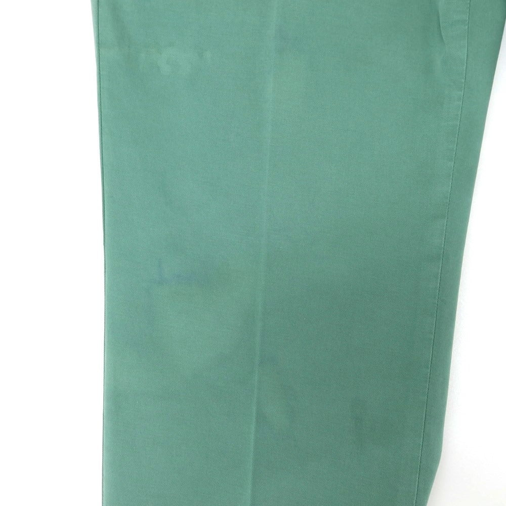 [New Outlet] PT TORINO Stretch Cotton Casual Slacks Pants Green [Size 46] [GRN] [S/S] [Condition Rank N-] [Men&