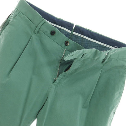 [New Outlet] PT TORINO Stretch Cotton Casual Slacks Pants Green [Size 46] [GRN] [S/S] [Condition Rank N-] [Men&