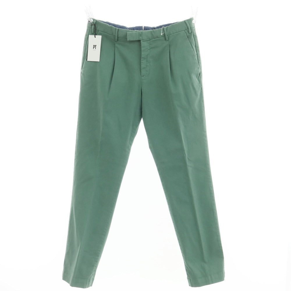 [New] PT TORINO Cotton Casual Slacks Pants Green [Size 48] [GRN] [S/S] [Condition Rank N] [Men&